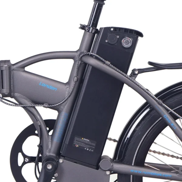 NCM London Folding E-Bike - 250w - 36v 15ah 540wh Battery - Size 20" (Matt Black)